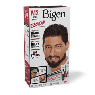 Sareya Beauty BIGEN EZ Hair Color for Men - M2 Real Black, Sareya Beauty supply Store in calgary